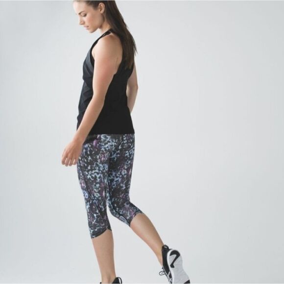 LULULEMON ATHLETICA RUN TOP SPEED CROP SIZE 10 - Picture 2 of 4